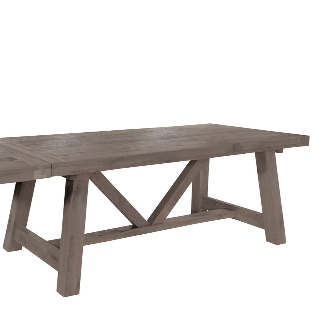 Rowico Saltash Drift Reclaimed Pine Farmhouse Dining Table